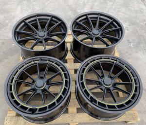 ล้อคาร์บอนไฟเบอร์ฟอร์จคุณภาพสูงใหม่ ขนาด 16-24 นิ้ว 5x112/114.3/120 PCD สำหรับ - ดีไซน์เว้าสีดำ - Product Image 3