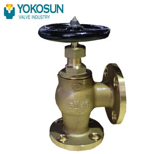 Vannes d'angle en bronze JIS F7302 5K pour applications marines - Product Image 3