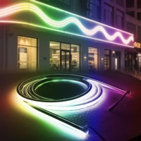 Bande lumineuse LED en silicone intelligente, adressable, avec puce WS2811, néon, étanche IP67, flexible, RGB 2835, couleurs de rêve