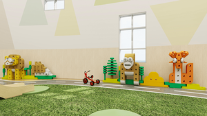 Muebles <span class=keywords><strong>de</strong></span> patio interior personalizables del fabricante <span class=keywords><strong>de</strong></span> China para el cuidado <span class=keywords><strong>de</strong></span> los niños después <span class=keywords><strong>de</strong></span> <span class=keywords><strong>clase</strong></span> con tobogán colorido <span class=keywords><strong>de</strong></span> varios tamaños - Product Image 3