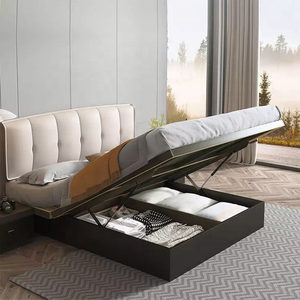 Gcon-caja de madera moderna de alta calidad, diseño de cama estilo <span class=keywords><strong>bali</strong></span>, marco de cama queen de madera con almacenamiento, precio al por mayor - Product Image 4