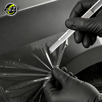 Cutter professionnel CLEZE en acier inoxydable à verrouillage automatique pour la découpe de film de protection de peinture (PPF), de film teinté pour vitres de voiture et de film vinyle.