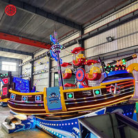 Nouvelle Conception Manège Électrique pour Enfants : Bateau Pirate Volant avec Lumières LED pour Parcs d'Attractions