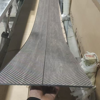 Panneaux muraux 3D contemporains en PS cannelé - Revêtement en polystyrène imperméable et non toxique avec textures variées pour salle de bain et salon
