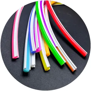 Mới Nhổ Silicone Neon Dải 6Mm S Loại Bendable Riêng Biệt Mới Linh Hoạt Silicone Neon Dải RGB LED Cho LED Dấu Hiệu