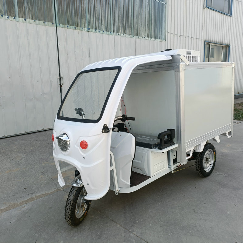 Refrigerated Van Tricycle Efficient Food Delivery