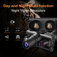 Lunettes de vision nocturne numériques infrarouges monoculaires portables 4K Gen 2+ Gen 3 montées sur casque pour la chasse et le camping, vision à 600 mètres