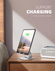 Lamicall Dt05 Kim Loại Máy Tính Bảng Đứng Cho iPad Pro 11/12.9/10.5 <span class=keywords><strong>Mini</strong></span> Không Khí Cho Các Tab & Kindle-Có Thể Điều Chỉnh Chủ - Product Image 3