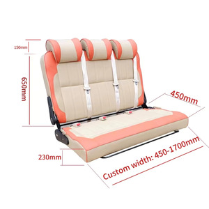 AutoLiuma L042S Vente directe d'usine Camping-car inclinable en cuir multifonctionnel Lit de siège de style professionnel Van pliant bidirectionnel - Product Image 6