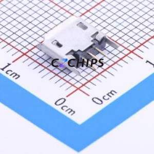 U-D-M5DD-Y-2 <b>USB</b> Connector Through hole Component (THT) Connector <b>Micro</b>-B <b>USB</b> 2.0 Female Through Hole - Product Image 2