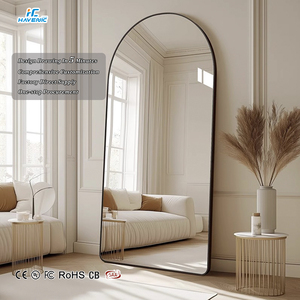 <span class=keywords><strong>Miroir</strong></span> mural arqué en verre long de luxe européen, cadre en alliage d'aluminium moderne et écologique, <span class=keywords><strong>miroir</strong></span> mural décoratif pour la maison et l'hôtel - Product Image 1