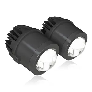 TAOCHIS 2.0 inç araba Bi LED projektör lens otomatik sis farları güçlendirme sis lambası evrensel su geçirmez için evrensel