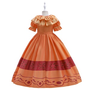 Promozione ragazze abiti fantasiosi per carnevale Halloween <span class=keywords><strong>vestito</strong></span> da principessa Isabella Encanto Mirabel Costume Cosplay madrigale con borsa - Product Image 5