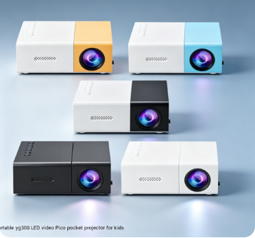 2026 Best Mini Portable  Yg300 LED Video Pico Pocket Projector for Kids