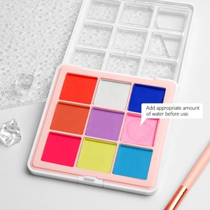 <span class=keywords><strong>Palette</strong></span> d'eyeliner colorés UV, néon végétalien mat Pastel activé par l'eau, étiquette privée, revêtement de gâteau Hydra - Product Image 5