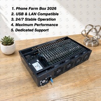 Máquina de granja de teléfonos de fábrica, configuración completa para 100 teléfonos, dispositivo industrial de gran volumen, rack multipuerto con refrigeración para TikTok, FB, Auto WhatsApp