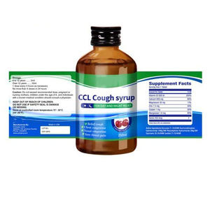 Высококачественный медицинский Сироп от кашля, этикетка, этикетка для лекарств, Oem, изготовленная на заказ этикетка от сиропа от кашля, наклейки для медицинской бутылки - Product Image 4