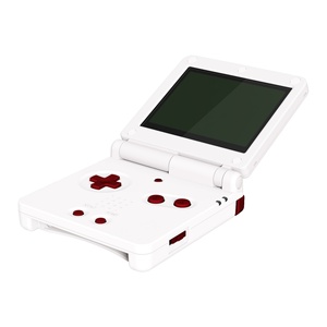 Kit de remplacement complet de boutons Premium 10 en 1 pour manette Gameboy Advance SP - Rouge vampire personnalisé - Product Image 3