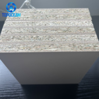 TOPOCEAN E0 1220*2745*18mm Panneau de particules mélaminé/laminé à grain de bois des deux côtés pour meubles, armoire de cuisine, placard, garde-robe