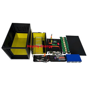 V19 JK 300A BMS + 2A 액티브 밸런서 + 바퀴 DIY 48V 배터리 박스 랙 (16 개 포함) MB56 LiFePO4 628Ah 셀 포함) - Product Image 6