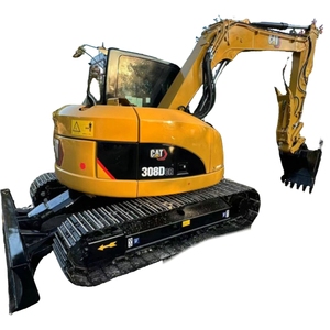 Fabriqué au Japon, excavatrice d'occasion de type compact sans recul de queue, Caterpillar CAT308DCR 8 tonnes avec un bon système hydraulique. - Product Image 1