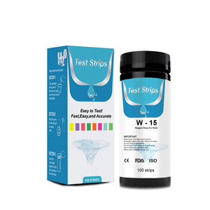 Tiras Reactivas de Prueba de Agua Wancheng Biotechnology W-15, 100 Tiras, Rápidas y Precisas para Acuarios, Agua Potable y Agua del Grifo - Product Image 1