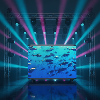 2026 Populaire Poste de DJ incurvé avec mur vidéo LED, support au sol, contrôle par application, en stock dans l'entrepôt aux États-Unis, avec roues et flight case