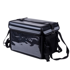 Mochila Térmica para Entrega de Alimentos con Logotipo Personalizado de 48L, Bolsa Aislante con Caja de Espuma Negra - Product Image 1