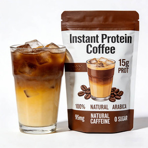 Café de Proteína Orgánica en Polvo OEM de Alta Calidad, 227g/bolsa, Sin Azúcar Instantáneo, Sabor Menta Vainilla para Adultos, Aporta Energía y Ayuda a la Pérdida de Peso - Product Image 1
