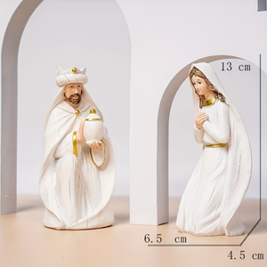 Ensemble <span class=keywords><strong>de</strong></span> nativité classique en résine <span class=keywords><strong>de</strong></span> 9 pièces JSA14 Figurines <span class=keywords><strong>de</strong></span> scène <span class=keywords><strong>de</strong></span> naissance <span class=keywords><strong>de</strong></span> Jésus Maison Cuisine Scène <span class=keywords><strong>de</strong></span> <span class=keywords><strong>crèche</strong></span> décorative - Product Image 3