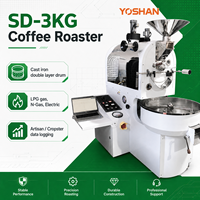 Máquina Tostadora de Café Comercial a Gas, Ecológica, con Control Digital Artesanal y Pantalla Táctil, de 1kg y 3kg, Nueva, Suministro de Fábrica