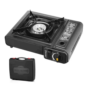 Kingpool – cuisinières à gaz CE pour l'extérieur, brûleur unique, pique-nique, gaz Butane, Portable, Cassette de cuisine, cuisinière à gaz pour Mini cuisinière de Camping