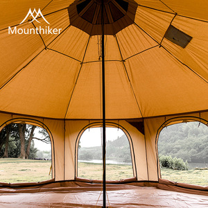 DDP pronto In magazzino tende a campana Glamping di lusso all'aperto personalizzate <span class=keywords><strong>Tepee</strong></span> a cupola per <span class=keywords><strong>il</strong></span> campeggio familiare - Product Image 4