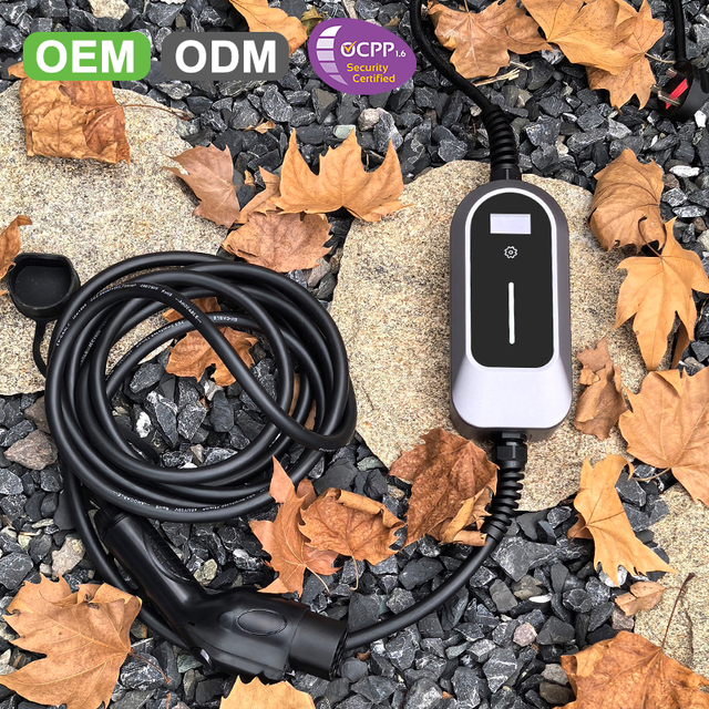 New 16A 32A WiFi for Portable EV Charger 3.5kW 7kW 11kW Type 2 IP65 Home Use APP OCPP1.6 24-Month Warranty