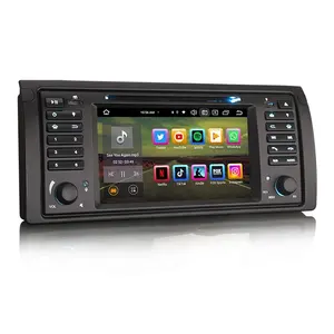 Erisin ES8553B 7 inch IPS Android 12.0 wireless CarPlay 4G TPMS DAB DSP car dvd player for BMW X5 E53