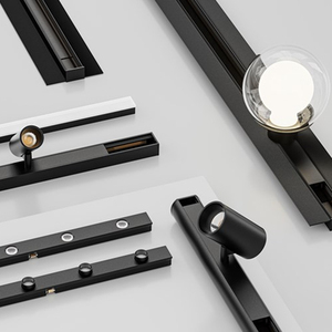 Arcllux 15MM Mini Carril de pista de aluminio Delgado Ultrafino COB Parrilla lineal LED para techo colgante empotrado para dormitorios Oficinas - Product Image 1