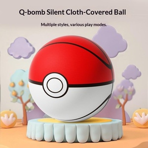 Palla di schiuma silenziosa migliorata con design a cartoni animati rosso e bianco, perfetta per il gioco a casa e le attività prescolari, palla giocattolo - Product Image 4