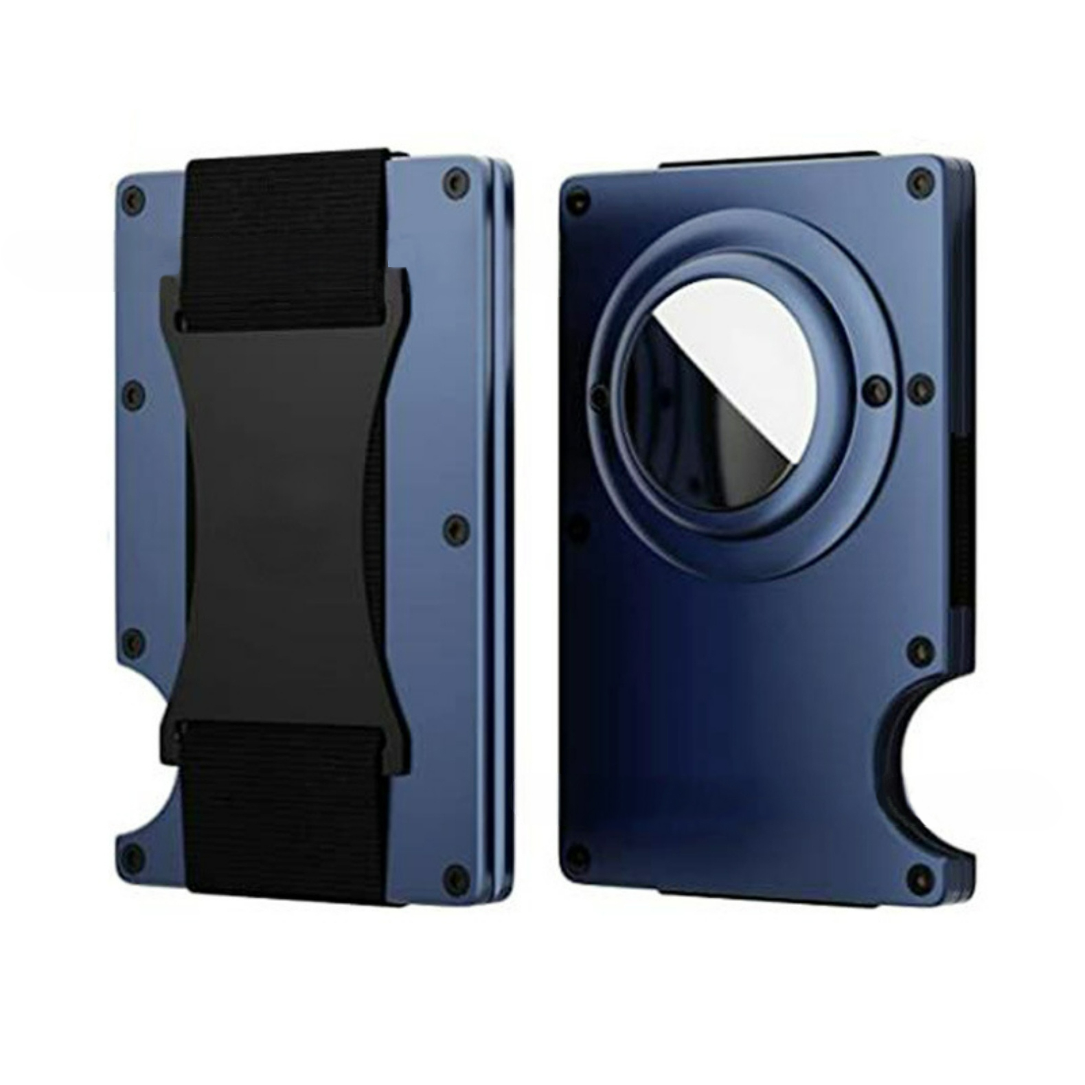 Bleu métallisé (sangle de caisse + support Air Tag)