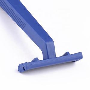 Nhà máy trực tiếp lưỡi thép không gỉ dùng một lần dao cạo <span class=keywords><strong>Twin</strong></span> <span class=keywords><strong>Blade</strong></span> cạo dao cạo màu xanh màu - Product Image 6