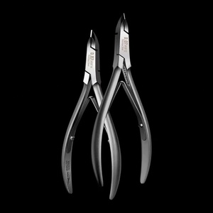 China High Quality Curved Blade Sharp Tip Stainless Steel Professional Manicure <b>Scissors</b> <b>for</b> Cuticle <b>Nail</b> Care - Product Image 2