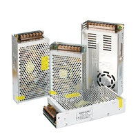 Fuente de alimentación conmutada para tira Led CCTV, 5V, 12V, 24V, 36V, 48V, 2A, 5A, 10A, 15A, 30A, 15W, 25W, 35W, 50W, 100W, 150W, 200W, 350W