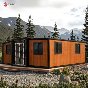 단열 조립식 현대식 확장형 컨테이너 하우스 2 <span class=keywords><strong>4</strong></span> 5 베드룸 조립식 야외 이동식 주택 휴대용 주택 - Product Image 1