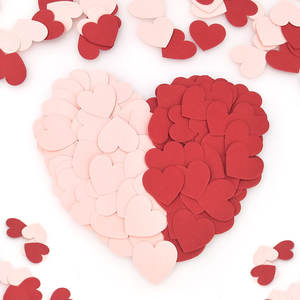 للبيع بالجملة 100 قطعة من الورق المنسوج للحفلات المذابة على شكل قلب - Product Image 2