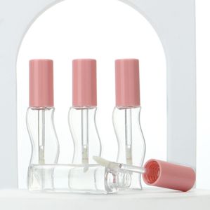 <strong>P</strong>-LAN Newest 18ml Plastic Empty Lip Gloss Container Custom Logo Pink Lip Gloss <strong>Tubes</strong> with Wand for Cosmetics Wholesale - Product Image 6