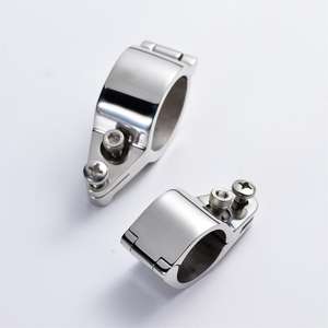 316 Edelstahl Bimini-Oberfläche Hinge Schienenhalterungs-Fitting Zubehör Yacht Schiff Kiefer-Rutschclip - Product Image 3