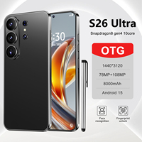Nuevo Teléfono Inteligente S26 Ultra 2026, Deca Core, 1TB de Almacenamiento, 5G, Pantalla de 7.3 Pulgadas, Batería de Gran Capacidad, Cámara de 108MP, Doble SIM, Desbloqueo Facial