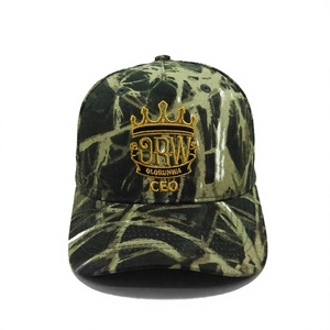 Wholesale Custom Logo <b>Camo</b> Hat 5 Panel Mid Profile Camouflage Printing Hat Embroidered Hunting <b>Cap</b> OEM Adjustable - Product Image 1