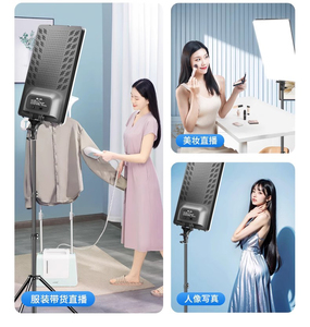 Lampe LED plate 50W pour vidéo, température de couleur réglable, télécommande, pour <span class=keywords><strong>photographie</strong></span>, YouTube, éclairage de studio pour téléphone - Product Image 3