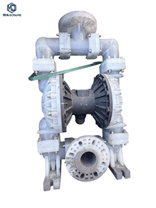 High Quality QBY3-80STFF Pneumatic Diaphragm Pump <b>Engineering</b> <b>Plastic</b> for Industrial Chemical Fluid Transfer - Product Image 1
