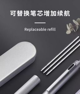 Regalos IStapromo, Bolígrafo Multicolor 4 en 1, Lápiz Mecánico Multifunción con Caja Metálica de 0.5 mm, Tintas Roja/Azul/Negra - Product Image 6